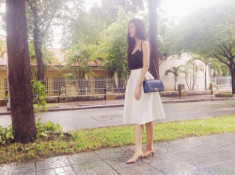 BST váy áo 2 dây ‘thượng hạng’ của HH Thùy Dung
