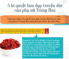 5 bí quyết làm đẹp truyền đời của phụ nữ Trung Hoa