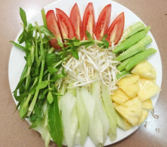 Canh chua mực thanh mát cho ngày hè oi bức