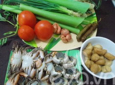 Giản dị canh riêu cua đá