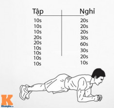 Giáo án 30 ngày tập HIIT đốt mỡ siêu tốc: Ngày 2