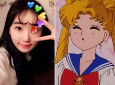 Kiểu tóc mái trái tim hài hước đang hút giới trẻ Hàn Quốc