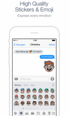 LINE ra mắt bàn phím emoji và sticker cho iOS