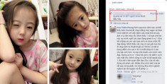 Bé gái 6 tuổi có nhan sắc “chuẩn hotgirl” gây tranh cãi