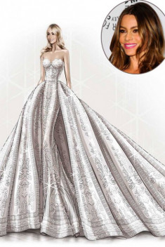 7 bộ váy cưới đẹp như “ngôn tình” của Sao năm 2015