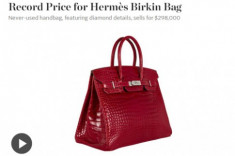 Gặp chiếc túi Hermès Birkin bán lại đắt nhất thế giới