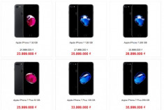  Giá iPhone 7 xách tay rớt theo giờ 