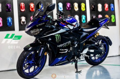Yamaha R3 mạnh mẽ trong bộ áo Monster đầy chất chơi