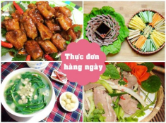 Bữa cơm thanh mát cho ngày nóng