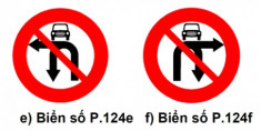  Cấm ôtô rẽ trái và quay đầu 