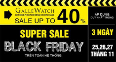 Đại tiệc giảm giá hàng hiệu lớn nhất trong năm Black Friday đã bắt đầu.