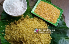 Dẻo thơm xôi cốm mùa thu