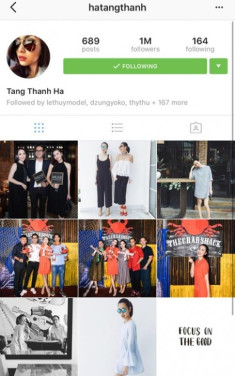 Dừng hoạt động showbiz, Hà Tăng vẫn cán mốc 1 triệu người theo dõi