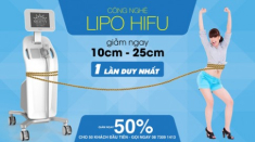 Giảm mỡ toàn thân với công nghệ Lipo Hifu chỉ 1 lần duy nhất.