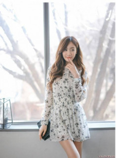 Muôn kiểu váy Hàn Quốc đẹp cho nàng công sở gầy gò mảnh khảnh 2017