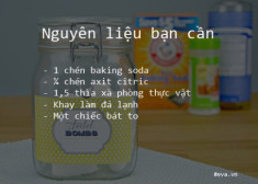 Tự chế chất tẩy phòng tắm với 3 thành phần dễ kiếm