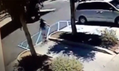 Hai đứa trẻ nhảy khỏi ôtô bị lấy trộm 