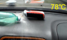  Nắng nóng có thể làm nổ lon nước trong cabin ôtô 