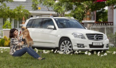  Thanh Hằng tươi tắn bên Mercedes GLK 