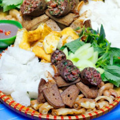 Bún đậu lòng rán, món ăn cho ngày đông ở Hà Nội	