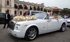  Rước dâu bằng xe siêu sang tại Nam Định 
