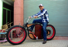  Xe đạp điện tự chế độc nhất tại Tây Ninh 