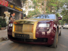  Rolls-Royce Ghost mạ vàng độc nhất Việt Nam 