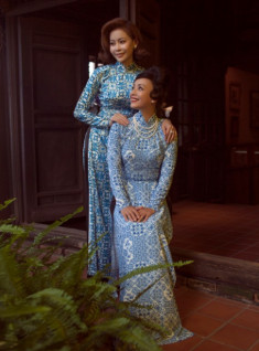  Hoa hậu Hải Dương đẹp cuốn hút trong tà áo dài truyền thống 