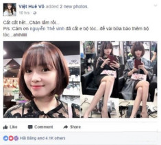 Đến Việt Huê cũng không cưỡng nổi hot trend tóc bob đang càn quét khắp mạng xã hội