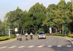 Đoạn đường nội đô đẹp nhất TP HCM băng qua công viên Gia Định vừa được thông xe sáng nay