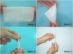 Lấy sạch gỉ mũi cho trẻ sơ sinh không đau, nhanh gọn chỉ bằng một chiếc khăn giấy