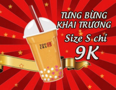 TooCha khuyến mãi khủng giá 9K làm khuynh đảo tín đồ trà sữa