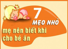 Những mẹo nhỏ cho con ăn dặm không nước mắt