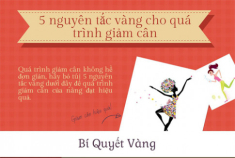 5 nguyên tắc vàng cho quá trình giảm cân