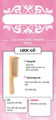 Đơn giản chỉ là lược chải tóc thôi mà cũng lắm loại rắc rối