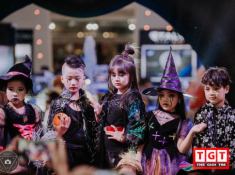 Halloween: Nhóc tỳ Hà Thành hóa thân Tiên Hắc Ám, Phù Thủy, Harry Potter cực yêu