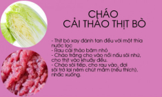 Kho công thức cháo ăn dặm ngon bổ cho bé chóng lớn