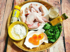 Cánh gà sốt trứng muối: Món ngon khó cưỡng cho bữa cơm gia đình