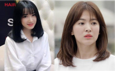 Giữa tin đồn đóng Hậu Duệ Mặt Trời, Nhã Phương cắt tóc giống hệt Song Hye Kyo
