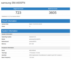 Samsung Galaxy A6 và A6 bất ngờ xuất hiện trên Geekbench