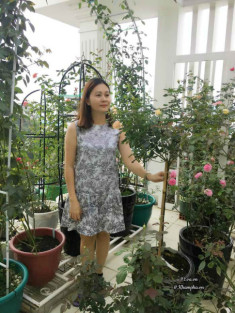 Chỉ mới trồng được 8 tháng nhưng mẹ Sài Gòn đã có vườn hoa hồng sân thượng tuyệt đẹp