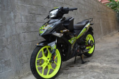 Exciter 150 đi tem Agv( achihuahua) của biker Quảng Bình