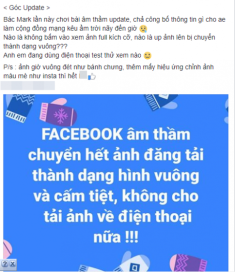 Facebook có “biến”, nhiều người kinh doanh online hoảng hốt vì sự thay đổi