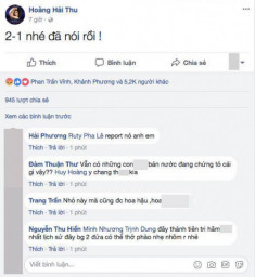 Á hậu Mâu Thuỷ chỉnh đốn đàn em vì vô cảm trước U23 Việt Nam