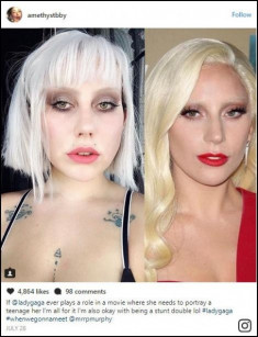 Fan bất ngờ khi phát hiện Lady Gaga có ‘chị em song sinh’