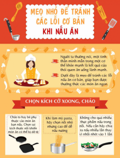 Những mẹo nhỏ tránh các lỗi cơ bản khi nấu ăn