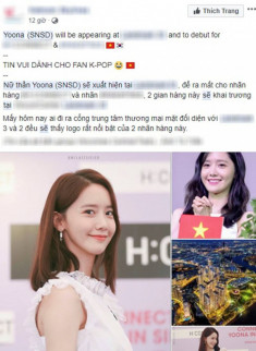 Rộ tin SNSD YoonA tới Việt Nam ngay tháng 8 tới đây