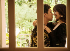 Trấn Thành và Hari Won diện trang phục đẳng cấp, tình tứ hôn nhau trong bộ ảnh mới