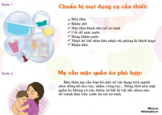 7 bước cơ bản nhưng CHUẨN NHẤT khi tắm cho trẻ sơ sinh