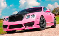  Bentley độ Mansory hồng tím bản nhái 